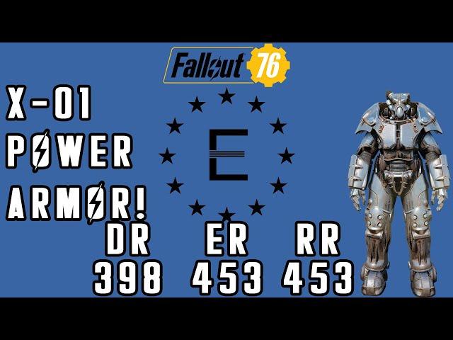 X-01 Power Armor + Mods Location In Fallout 76 (Enclave Power Armor)