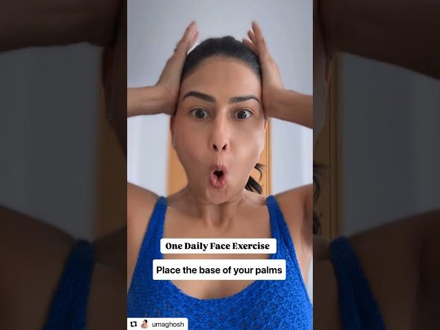 One face yoga move to do everyday