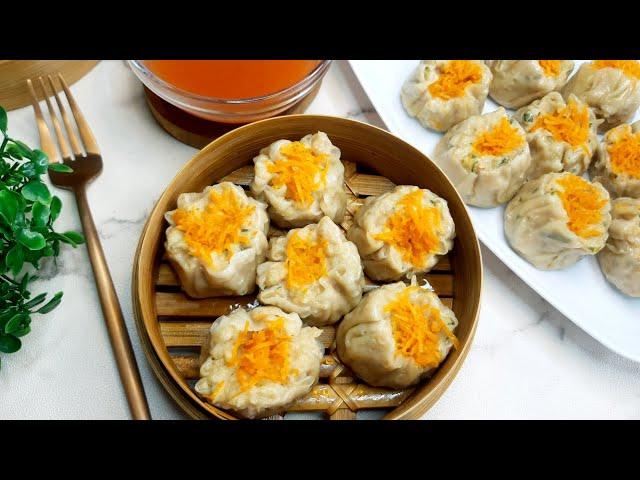 RESEP DIMSUM AYAM UDANG MUDAH KENYAL GURIH DAN LEMBUT