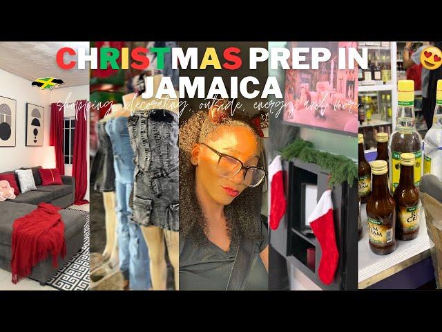 Christmas in Jamaica VLOG-Tree Set up, Grocery Shopping, home makeover, haul, night life and more