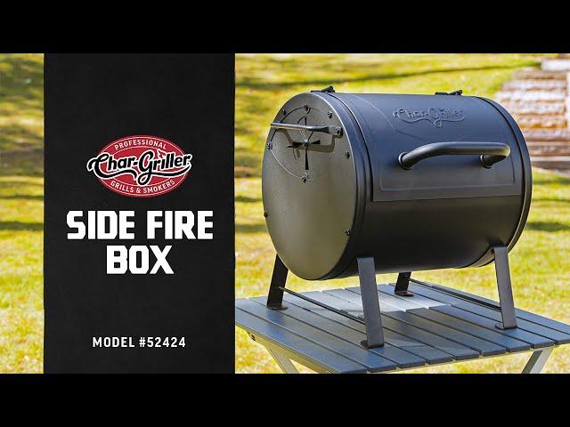 Char-Griller® Portable Charcoal Grill/Side Fire Box