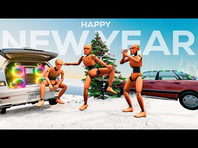 Funny Truck and Car Crashes [New Year Edition]  BeamNG.Drive