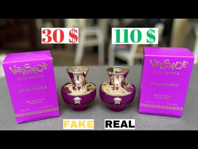 Fake vs Real Versace Dylan Purple Pour Femme Perfume