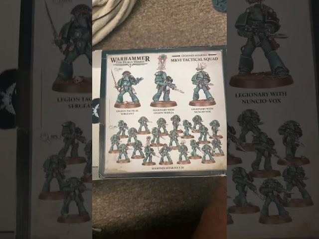 Warhammer the Horus heresy mvl tactical squad