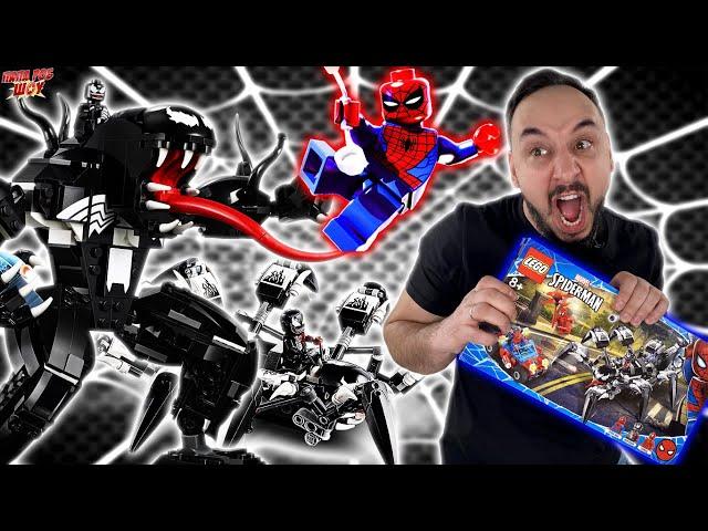 ПАПА РОБ И LEGO ВЕНОМ И ЧЕЛОВЕК-ПАУК! ВСЕ КОНСТРУКТОРЫ MARVEL SPIDER-MAN НА ПАПА РОБ ШОУ!