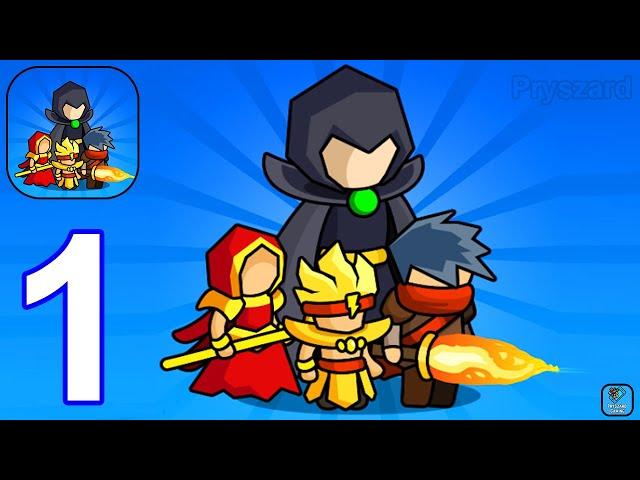 Crazy Hero: Go - Gameplay Walkthrough Part 1 Tutorial Hero Army Commander (iOS,Android)