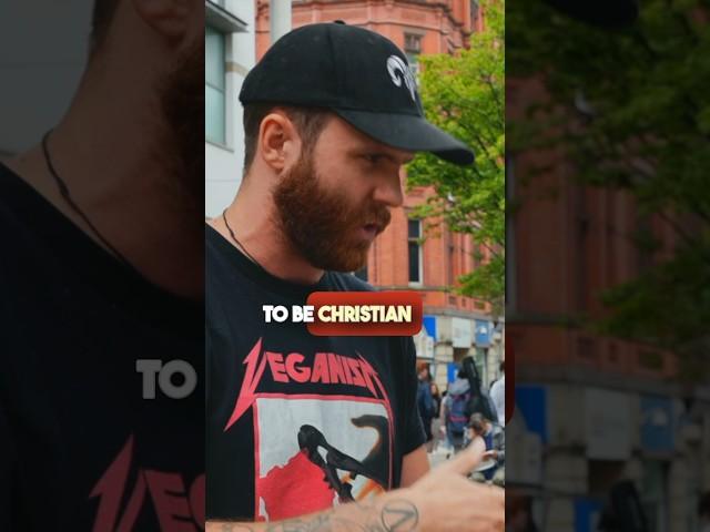 Vegan asks Christian a TOUGH Question 