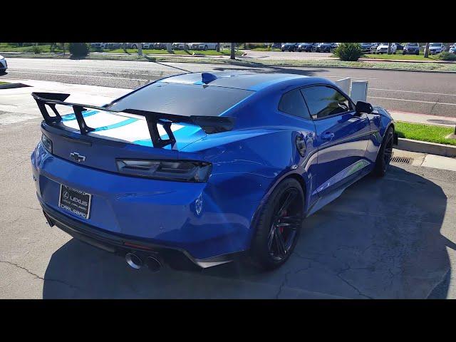 2018 Chevrolet Camaro ZL1 1LE Extreme Track Performance Package Redline Hyper Blue 650hp 18 Chevy ZL