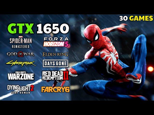 GeForce GTX 1650 In 2022 | 30 Games Tested