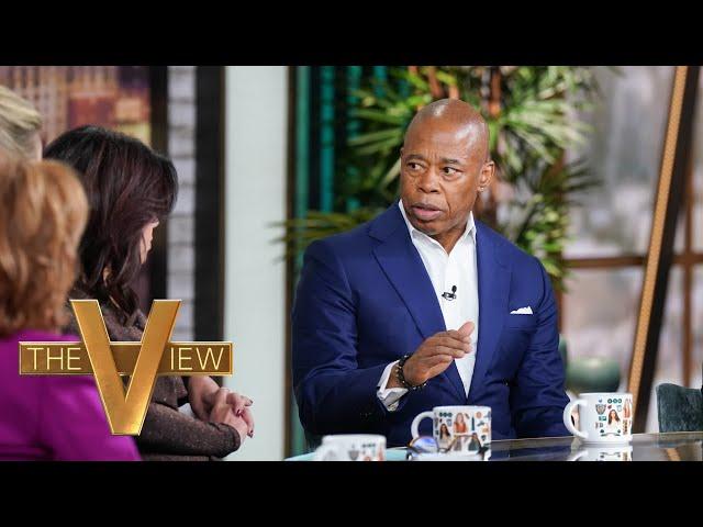 NYC Mayor Eric Adams Responds To Claims He Is Now 'Embracing' Trump | The View