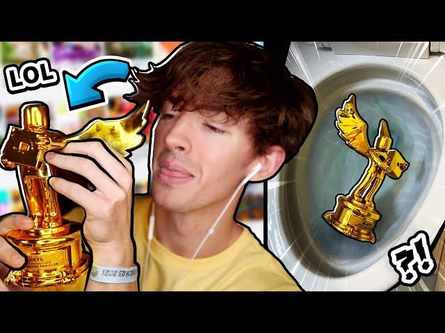 I destroyed my Roblox BLOXY AWARD...