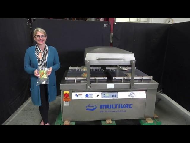 Multivac Model C-500 Sealer Bag Vacuum Demonstration