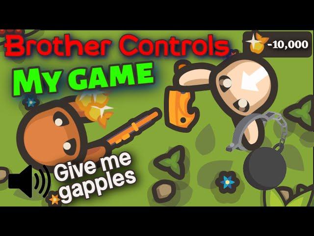 Taming.io BUT My Brother *Controls My Game* #tamingio #iogames