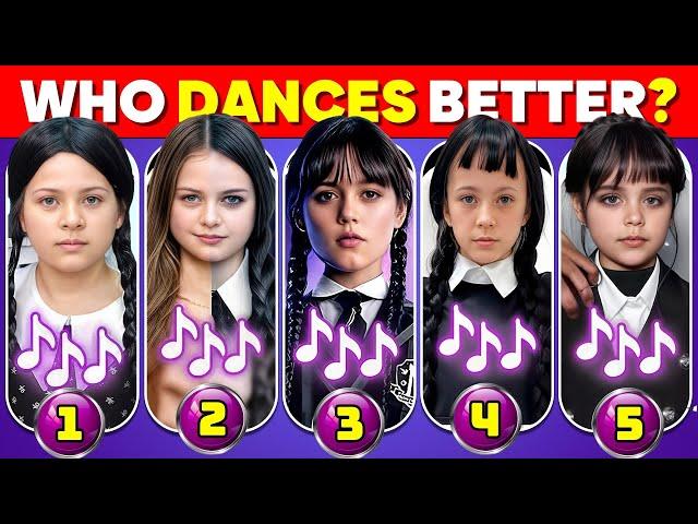 Who Dances Better? Wednesday Dance Edition  Salish Matter, Elsa, Diana, Like Nastya, Skibidi