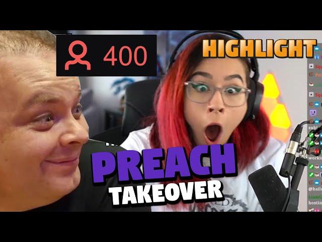 PreachGaming Community Bombards Rage Darling's Stream With Love | Twitch Highlight