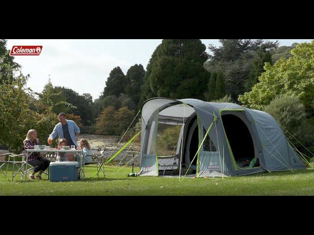 Coleman® Meadowood 4 Air - 4 person family tent with FastPitch™ Air & BlackOut Bedroom® technologies