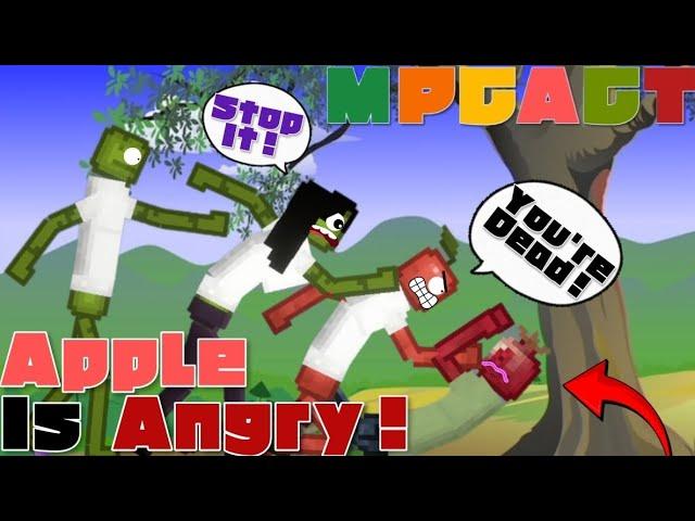 Apple Is ANGRY in Melon Playground! (MPCACT)