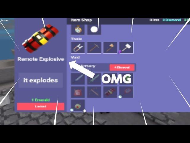 NEW REMOTE EXPLOSIVE AND VOLLEY ENCHANT (Roblox Bedwars)