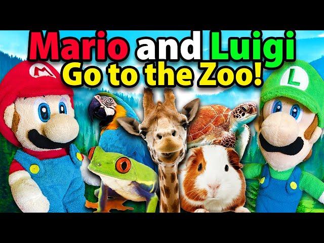 Crazy Mario Bros: Mario and Luigi Go To The Zoo!