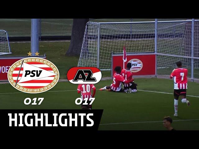 HIGHLIGHTS | PSV O17 boekt een dikke overwinning op AZ O17! 