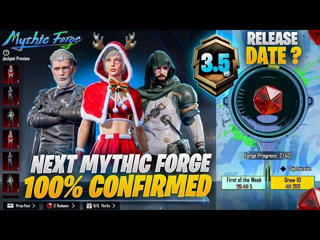 Next Mythic Forge 100% Confirmed  | All Mythic Outfit With Emotes  | Release Date? | Pubgm \ Bgmi