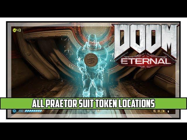 Doom Eternal All Praetor Suit Token Locations How To Upgrade Praetor Suit