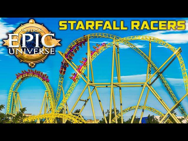 NEW "EPIC UNIVERSE" STARDUST RACERS POV - Universal Studios Roller Coaster