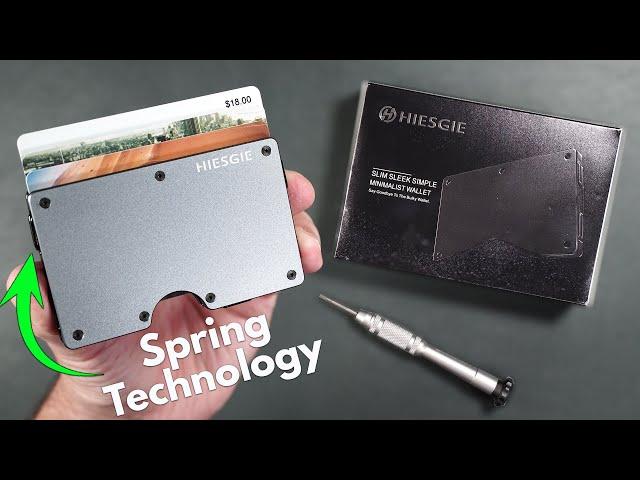 HIESGIE RFID Blocking Minimalist Metal Wallet - No other wallet has this!