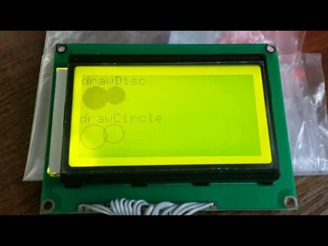 ЖК дисплей LCD12864 на ST7920 в связке с ARDUINO NANO. Работа через параллельный интерфейс.