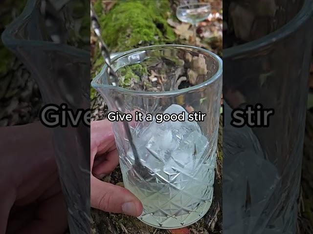 Sage Gimlet | Backcountry Bartending  #cocktail #hiking #canada #camping #outdoors #adventure