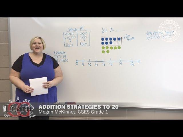 Learn CG: Grade 1 Addition strategies to 20