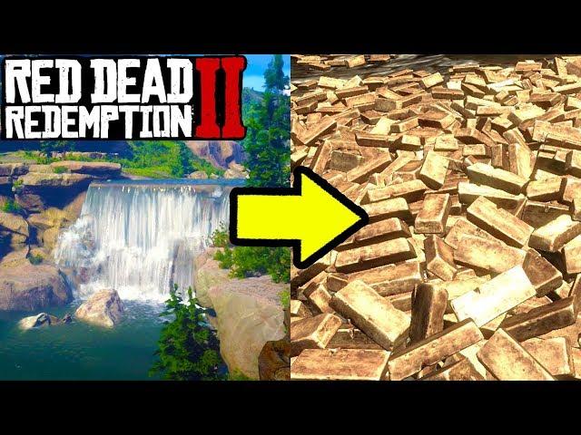 HIDDEN WATERFALL GOLD MINE! EASY MONEY IN RED DEAD REDEMPTION 2!