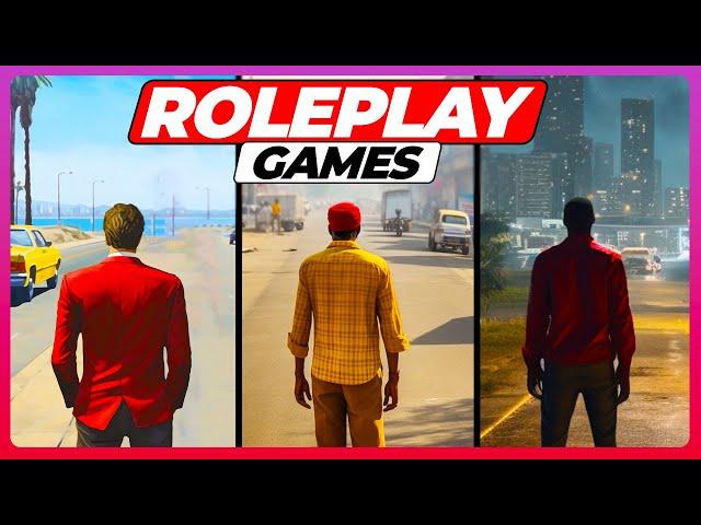 10 Mind-Blowing ROLEPLAY Games Like GTA For MOBILE | Android & ios