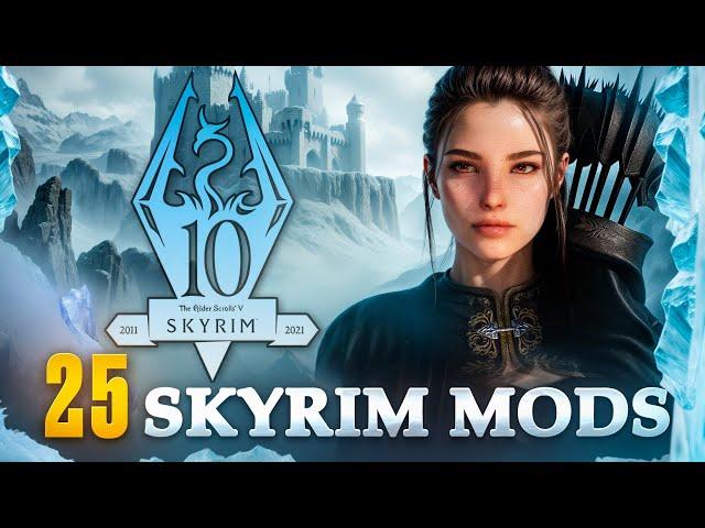 Remastering Skyrim | 25 GAMEPLAY Mods I CANNOT Play Without!