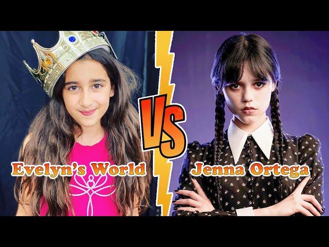 Evelyn's World VS Jenna Ortega Transformation  New Stars From Baby To 2024