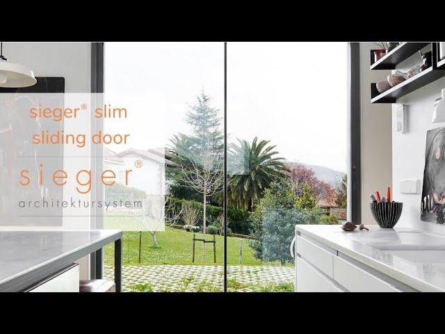 Sieger® Slim Sliding Door at the Showroom