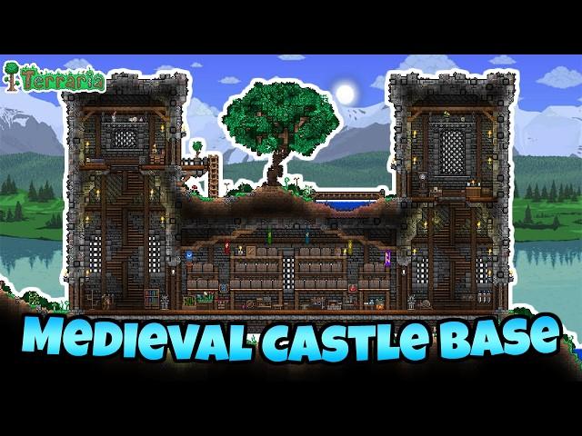 Medieval Castle! || Terraria Speedbuild