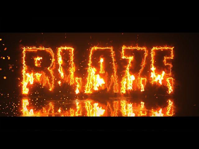 Blazing Fire Titles Reveal After Effects Intro Template #297 Free Download