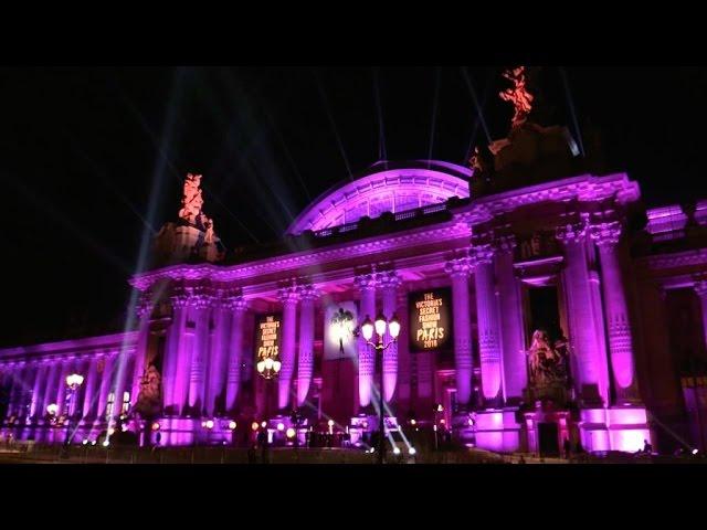 General views of the 2016 Victoria Secret Paris fashion show at the Grand Palais