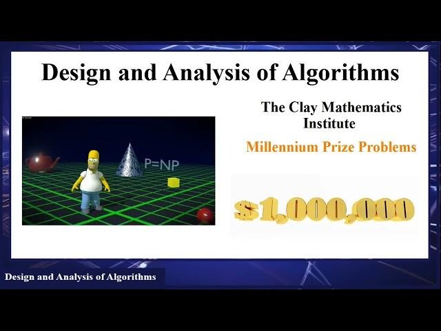 Design and Analysis of Algorithms Course Trailer