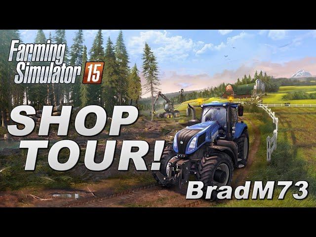 Farming Simulator 15 - Farm Shop Store Complete Tour!!!