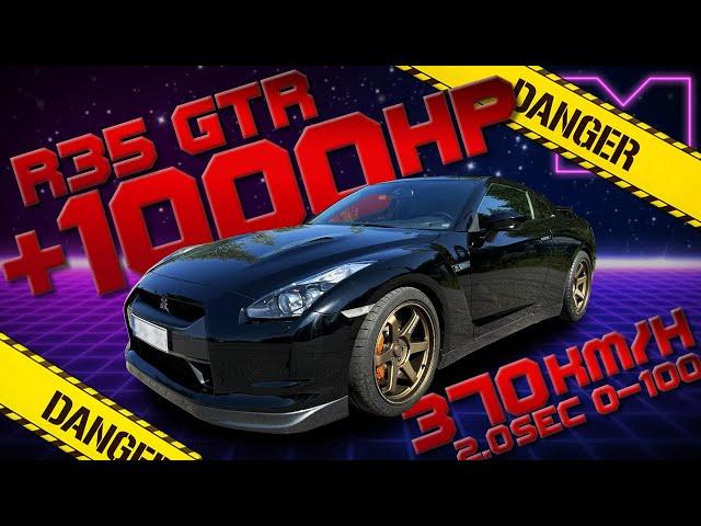 KOEAJOSSA - (VAARALLISEN VIRITETTY) NISSAN R35 GTR BLACK EDITION -09 (4K)