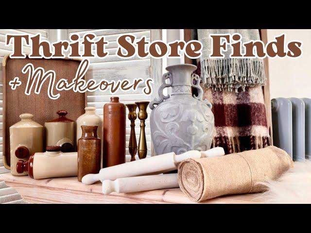 THRIFT SHOP WITH ME ~ Thrift Store Makeovers ~ Thrift Store Haul ~ Home Decor on a Budget ~ Ep 4