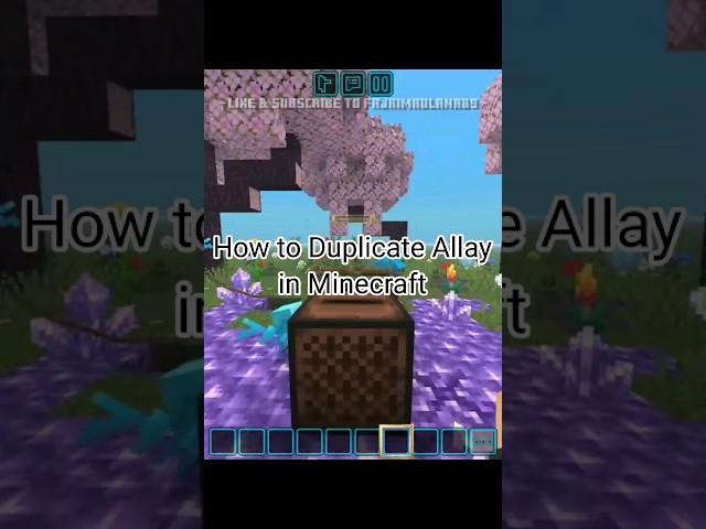 How To Duplicate Allay in Minecraft