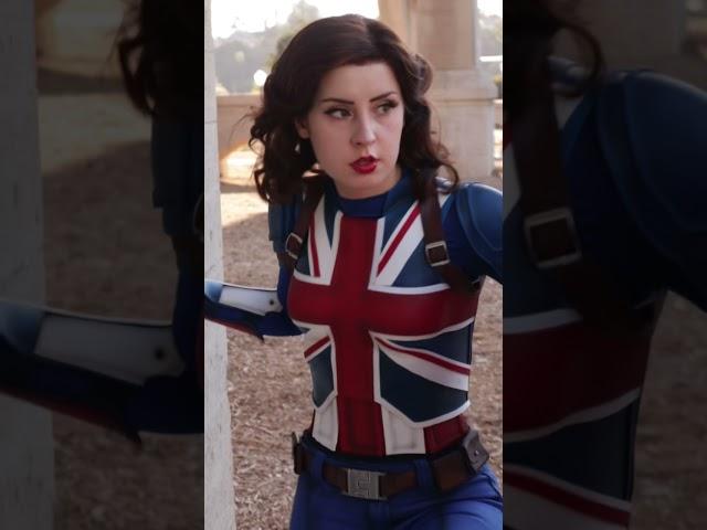 Captain Carter Cosplay Showcase #shorts