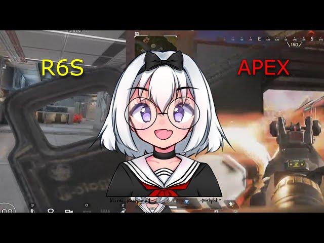 How a sempai plays in Apex, R6S and more!!