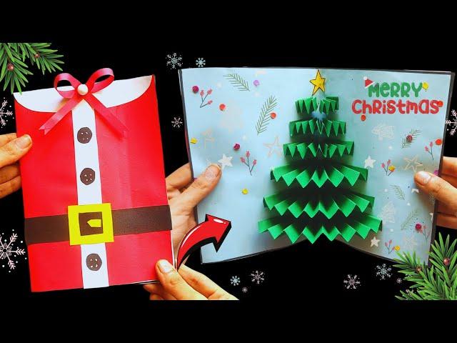 Christmas card / Christmas greeting card  / Christmas Greeting card making / Christmas pop up card