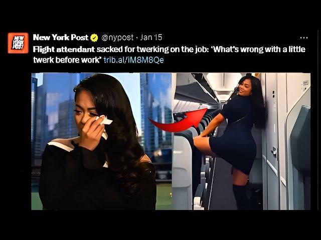 Twerking cost her an AIR HOSTESS job...