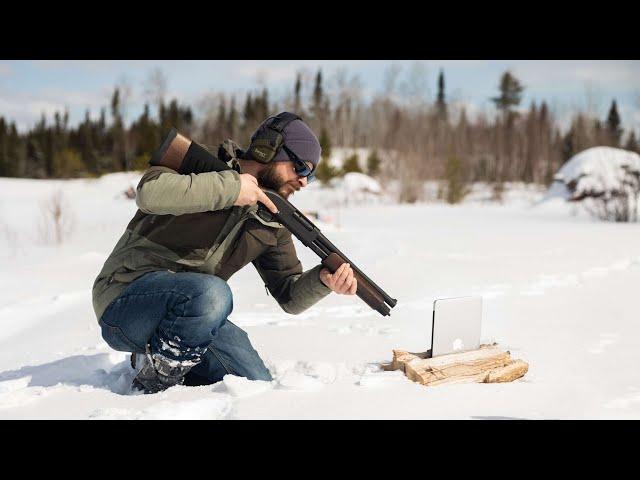 Shotgun vs MacBook Air