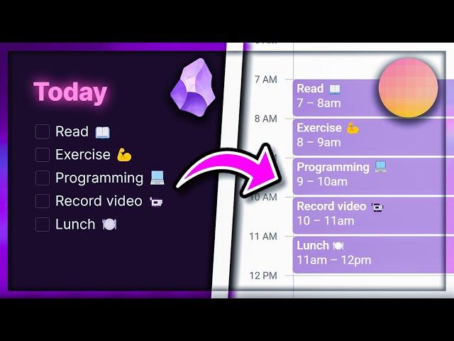 Set up a POWERFUL Obsidian Task and Time Management System with Morgen